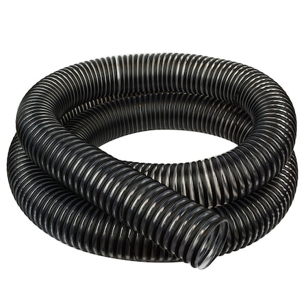 Big Horn 4 Inch x 20 Feet Hose Clear with Black Helix 11492